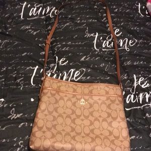 Gentle used large coach crossbody